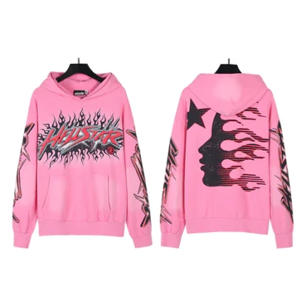 Hell Star Hoodie Pink