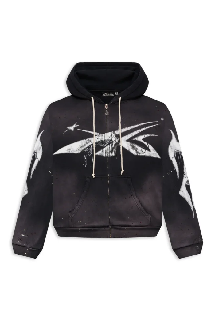 Hellstar Spiderweb Sport Logo Zip-Up