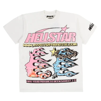 A Hellstar Pixel Tee White